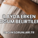 8 Ayda Erken Doğum Belirtileri