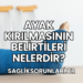 Ayak Kırılmasının Belirtileri Nelerdir?