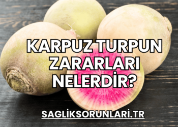 Karpuz Turpun Zararları Nelerdir?