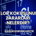 Klor Kokusunun Zararları Nelerdir?