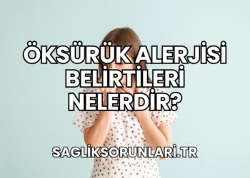 Öksürük Alerjisi Belirtileri Nelerdir?