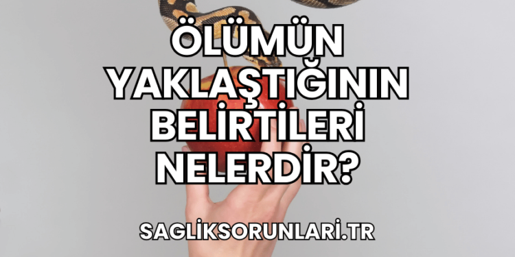 Ölümün Yaklaştığının Belirtileri Nelerdir?