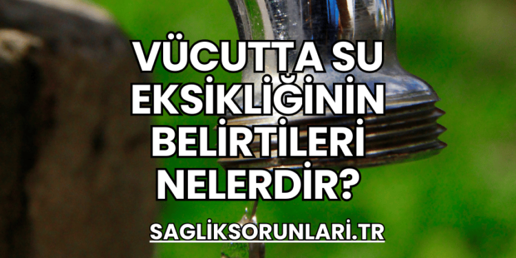 Vücutta Su Eksikliğinin Belirtileri Nelerdir?