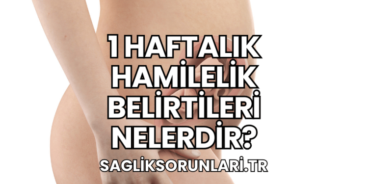 1 Haftalık Hamilelik Belirtileri Nelerdir?