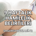 9 Haftalık Hamilelik Belirtileri