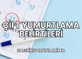 Çift Yumurtlama Belirtileri