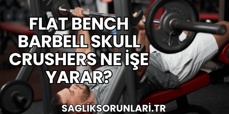 Flat Bench Barbell Skull Crushers Ne İşe Yarar?