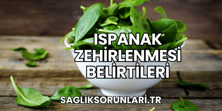 Ispanak Zehirlenmesi Belirtileri
