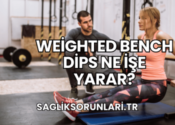 Weighted Bench Dips Ne İşe Yarar?