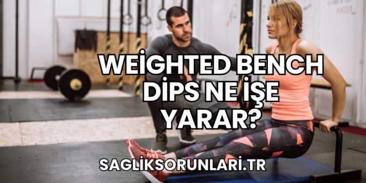 Weighted Bench Dips Ne İşe Yarar?