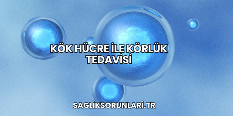 Kök Hücre ile Körlük Tedavisi