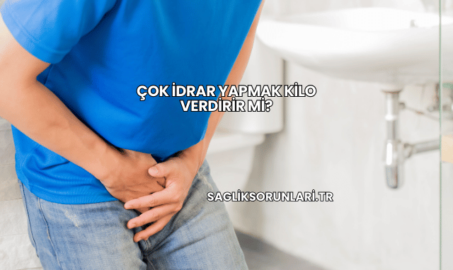 Çok İdrar Yapmak Kilo Verdirir mi?