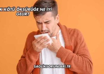 Çok Kötü Öksürüğe Ne İyi Gelir?