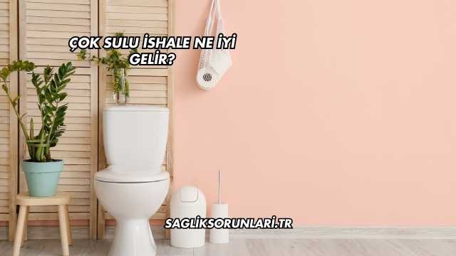 Çok Sulu İshale Ne İyi Gelir?