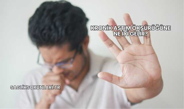 Kronik Astım Öksürüğüne Ne İyi Gelir?