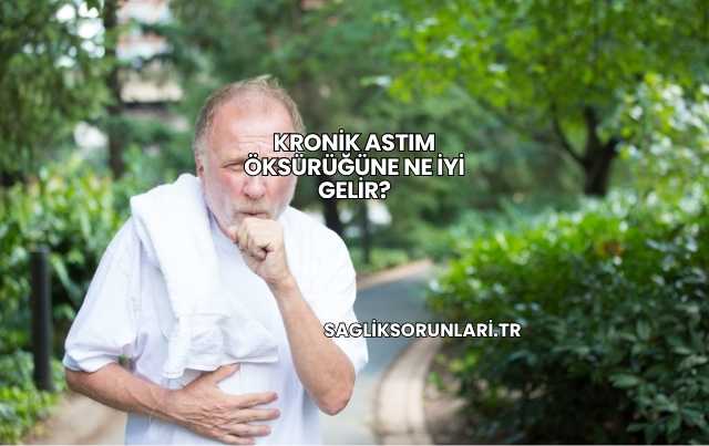 Kronik Astım Öksürüğüne Ne İyi Gelir?