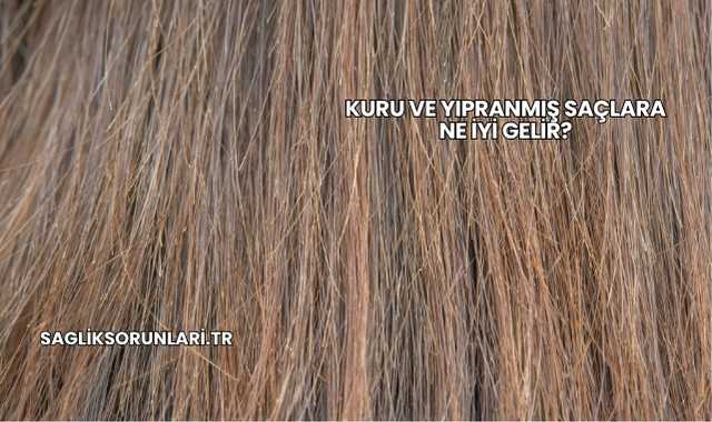 Kuru ve Yıpranmış Saçlara Ne İyi Gelir?