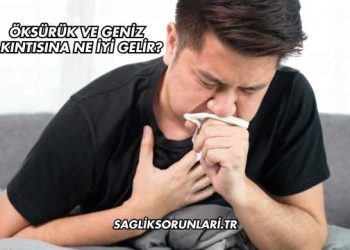 Öksürük ve Geniz Akıntısına Ne İyi Gelir?