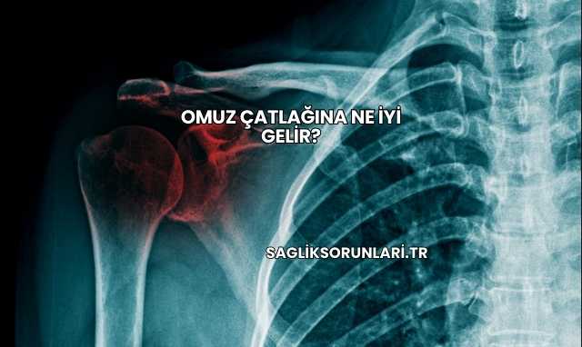 Omuz Çatlağına Ne İyi Gelir?