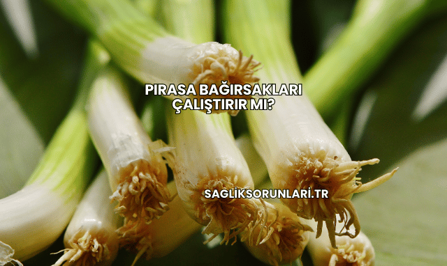 Pırasa Bağırsakları Çalıştırır mı?