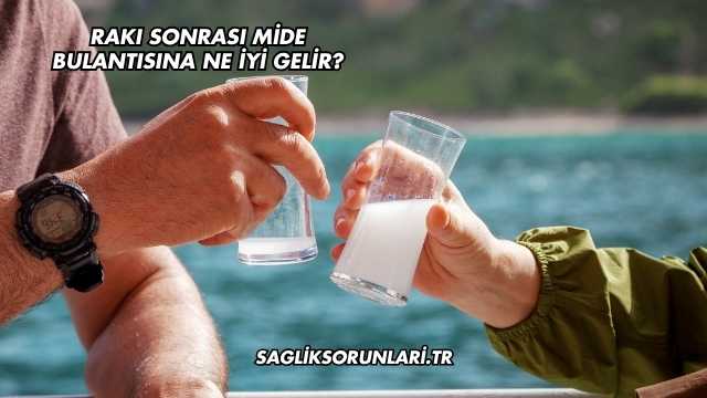 Rakı Sonrası Mide Bulantısına Ne İyi Gelir?