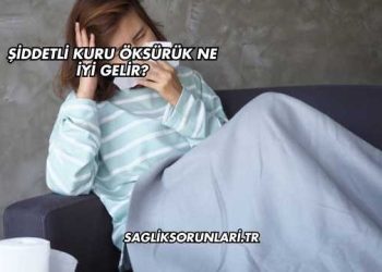 Şiddetli Kuru Öksürük Ne İyi Gelir?