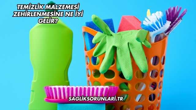 Temizlik Malzemesi Zehirlenmesine Ne İyi Gelir?