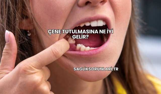 Çene Tutulmasına Ne İyi Gelir?