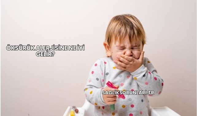 Öksürük Alerjisine Ne İyi Gelir?