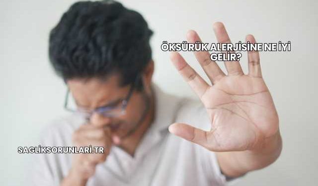 Öksürük Alerjisine Ne İyi Gelir?