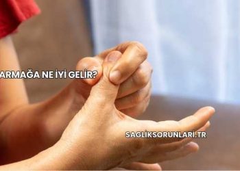 Şiş Parmağa Ne İyi Gelir?