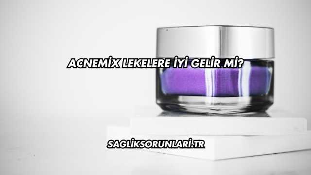 Acnemix Lekelere İyi Gelir mi?