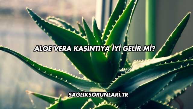 Aloe Vera Kaşıntıya İyi Gelir mi?
