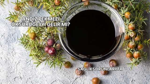 Andız Pekmezi Öksürüğe İyi Gelir mi?