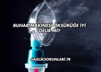 Buhar Makinesi Öksürüğe İyi Gelir mi?