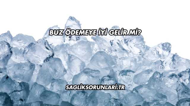 Buz Ödemeye İyi Gelir mi?