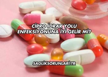 Cipro İdrar Yolu Enfeksiyonuna İyi Gelir mi?