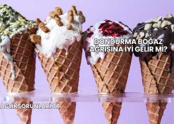 Dondurma Boğaz Ağrısına İyi Gelir mi?
