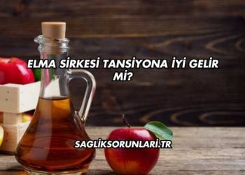 Elma Sirkesi Tansiyona İyi Gelir mi?