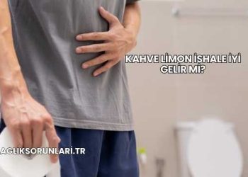 Kahve Limon İshale İyi Gelir mi?