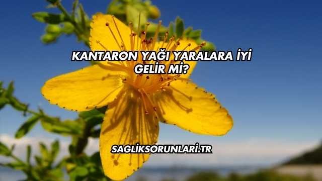 Kantaron Yağı Yaralara İyi Gelir mi?