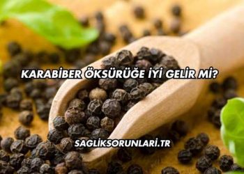 Karabiber Öksürüğe İyi Gelir mi?