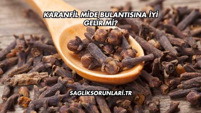 Karanfil Mide Bulantısına İyi Gelir mi?