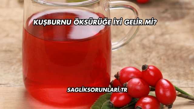 Kuşburnu Öksürüğe İyi Gelir mi?