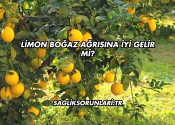 Limon Boğaz Ağrısına İyi Gelir mi?