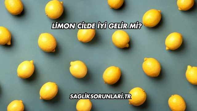 Limon Cilde İyi Gelir mi?