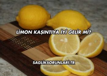 Limon Kaşıntıya İyi Gelir mi?