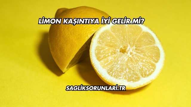 Limon Kaşıntıya İyi Gelir mi?