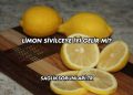 Limon Sivilceye İyi Gelir mi?