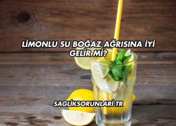 Limonlu Su Boğaz Ağrısına İyi Gelir mi?